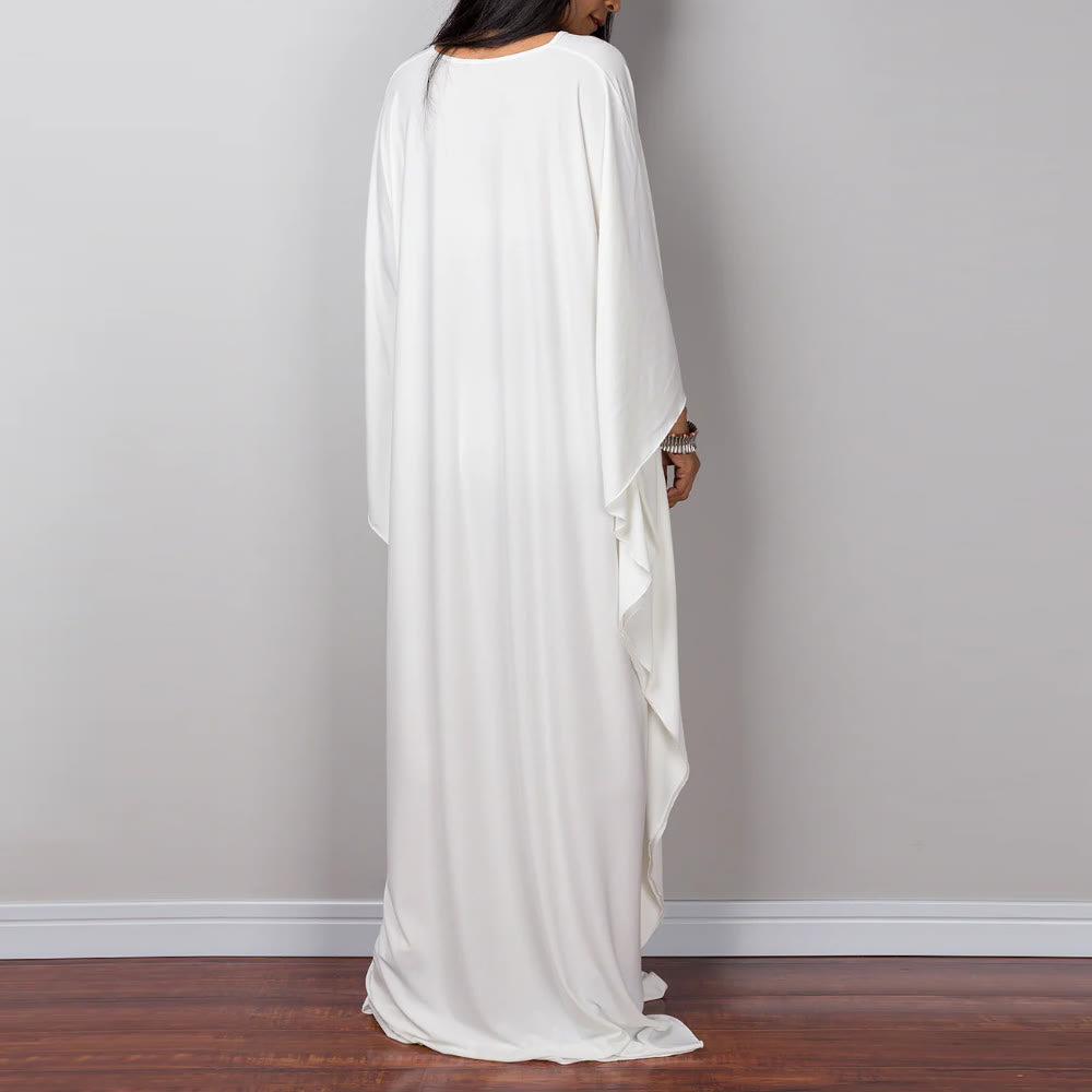 Robe caftan tissée Olivenorma Beach Sun Protection Shirt