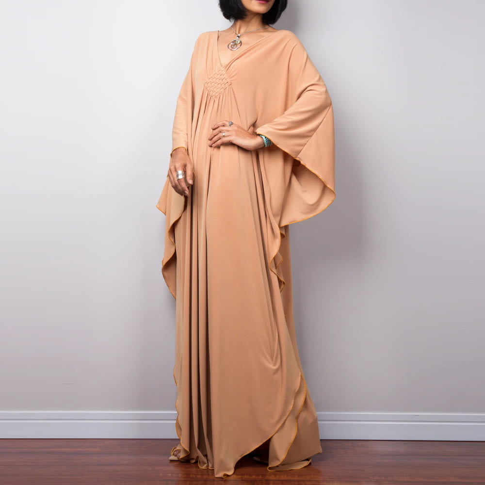 Robe caftan tissée Olivenorma Beach Sun Protection Shirt
