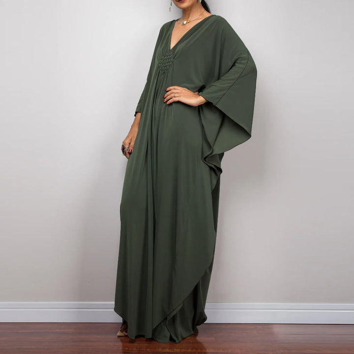 Robe caftan tissée Olivenorma Beach Sun Protection Shirt