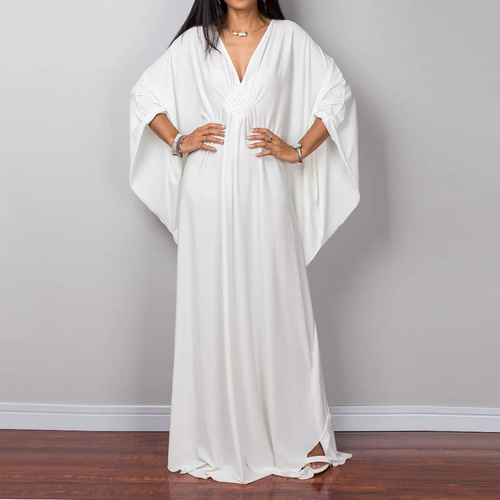 Robe caftan tissée Olivenorma Beach Sun Protection Shirt