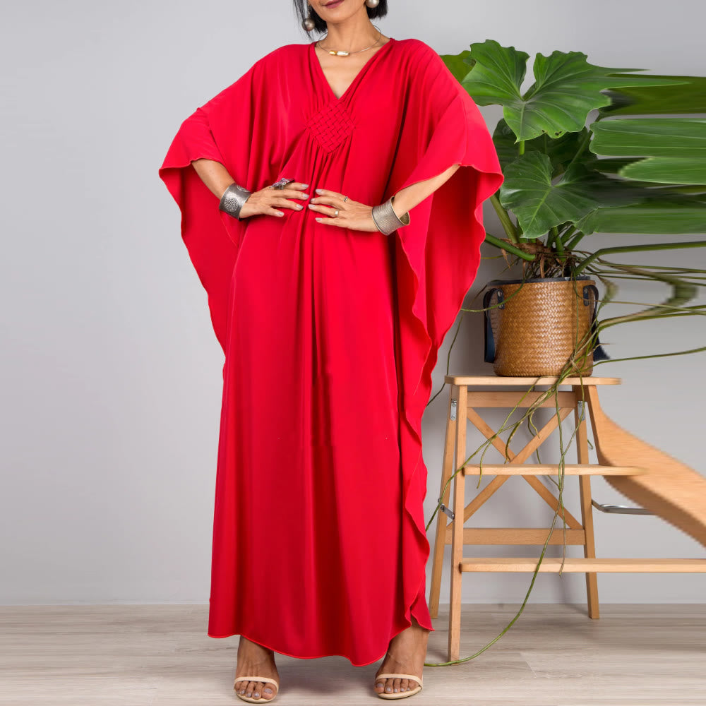 Robe caftan tissée Olivenorma Beach Sun Protection Shirt