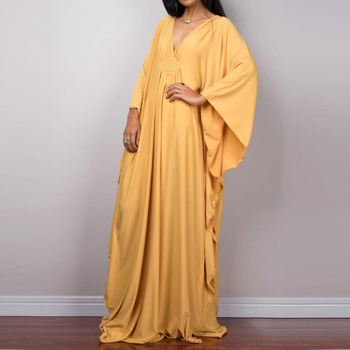 Robe caftan tissée Olivenorma Beach Sun Protection Shirt