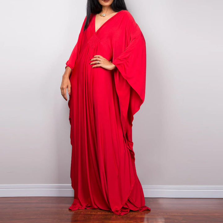 Robe caftan tissée Olivenorma Beach Sun Protection Shirt