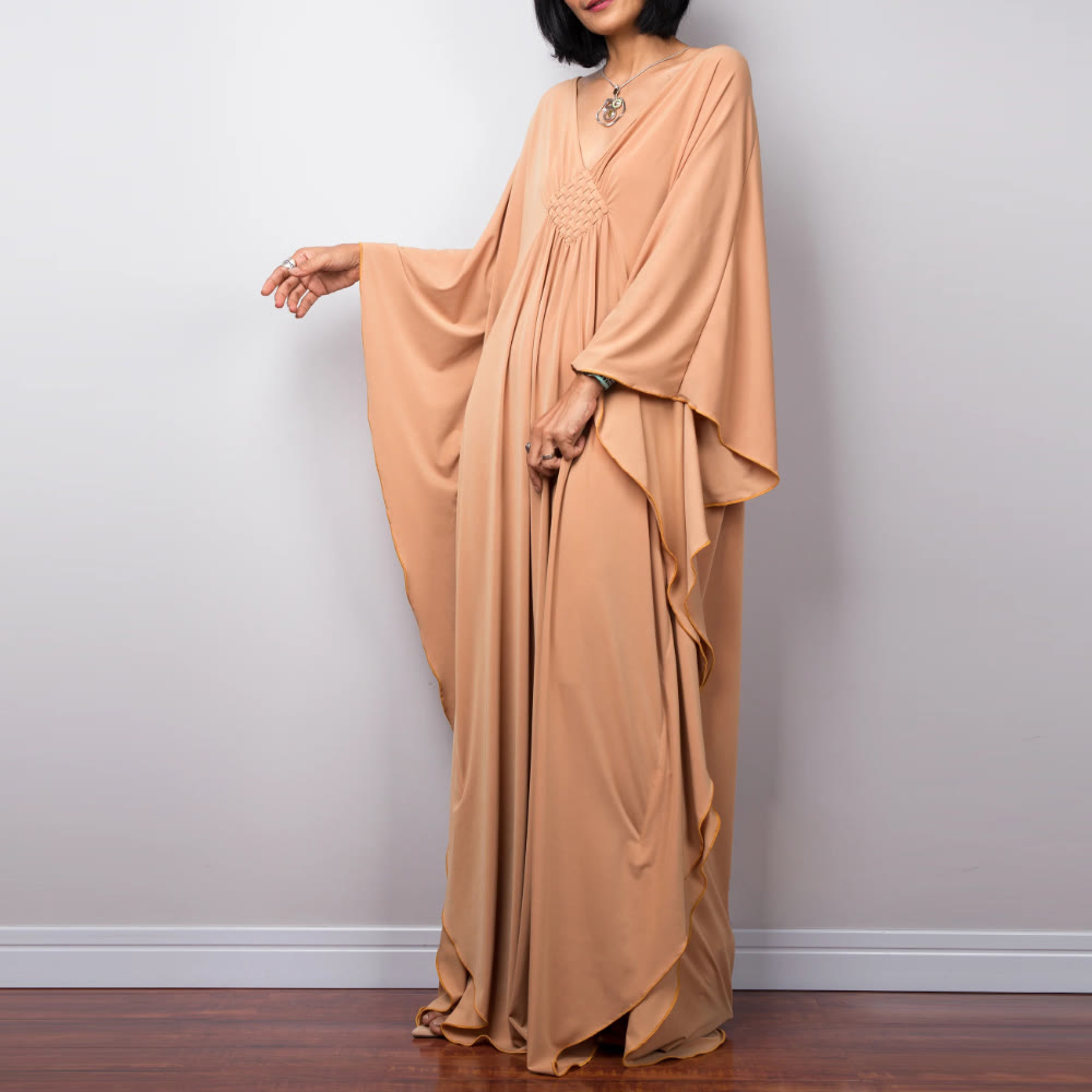 Robe caftan tissée Olivenorma Beach Sun Protection Shirt