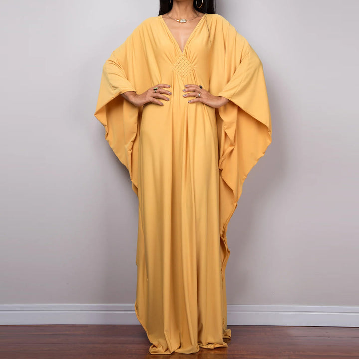 Robe caftan tissée Olivenorma Beach Sun Protection Shirt