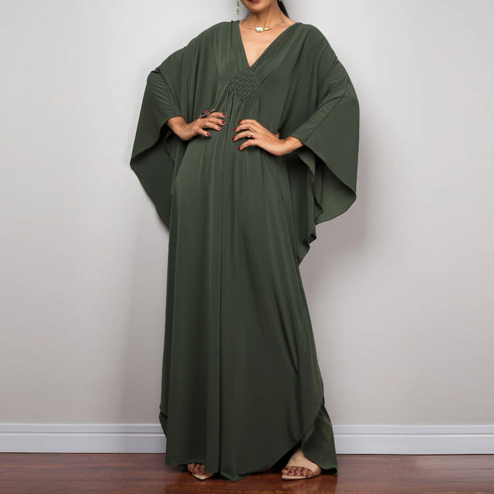 Robe caftan tissée Olivenorma Beach Sun Protection Shirt