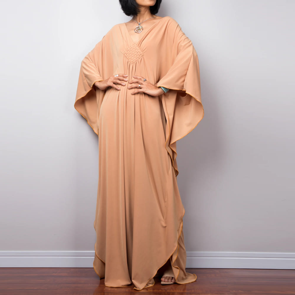 Robe caftan tissée Olivenorma Beach Sun Protection Shirt