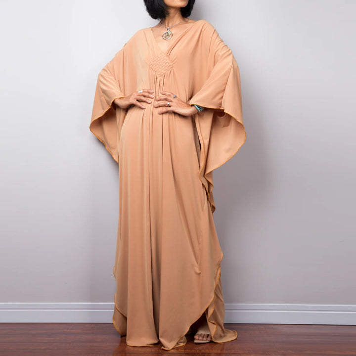 Robe caftan tissée Olivenorma Beach Sun Protection Shirt