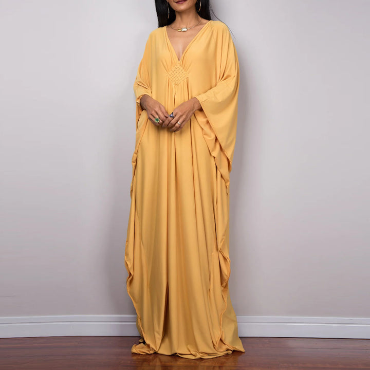 Robe caftan tissée Olivenorma Beach Sun Protection Shirt