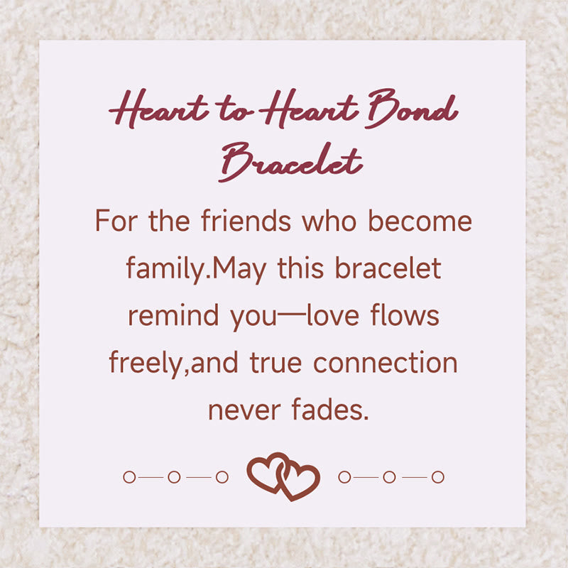 Bracelet Olivenorma « Heart to Heart Link » en tourmaline et perles