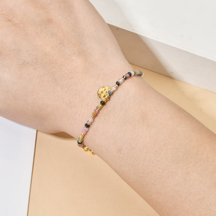 Bracelet ajustable Olivenorma Fortune Biscuit en mini-perles naturelles et pierres précieuses - image 21