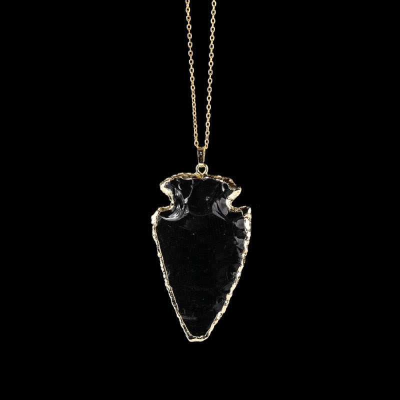 Collier Flèche de Nyx Olivenorma - chaîne en or - image 1