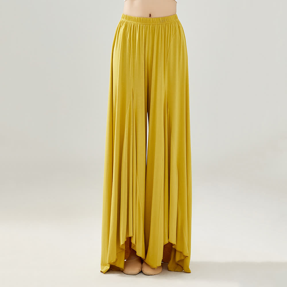 Pantalon de yoga ample et fluide à volants en modal Olivenorma - image 4
