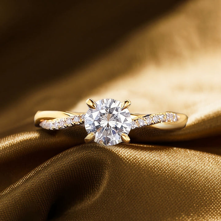 La première bague en moissanite légère d' Olivenorma Eos - Couleur or - États-Unis 11 - image 3