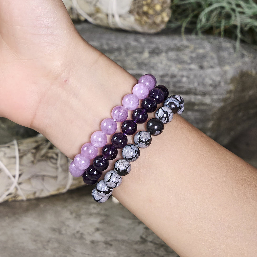 Olivenorma Poissons - 19 février - 20 mars - Ensemble de bracelets en cristal du zodiaque - image 1