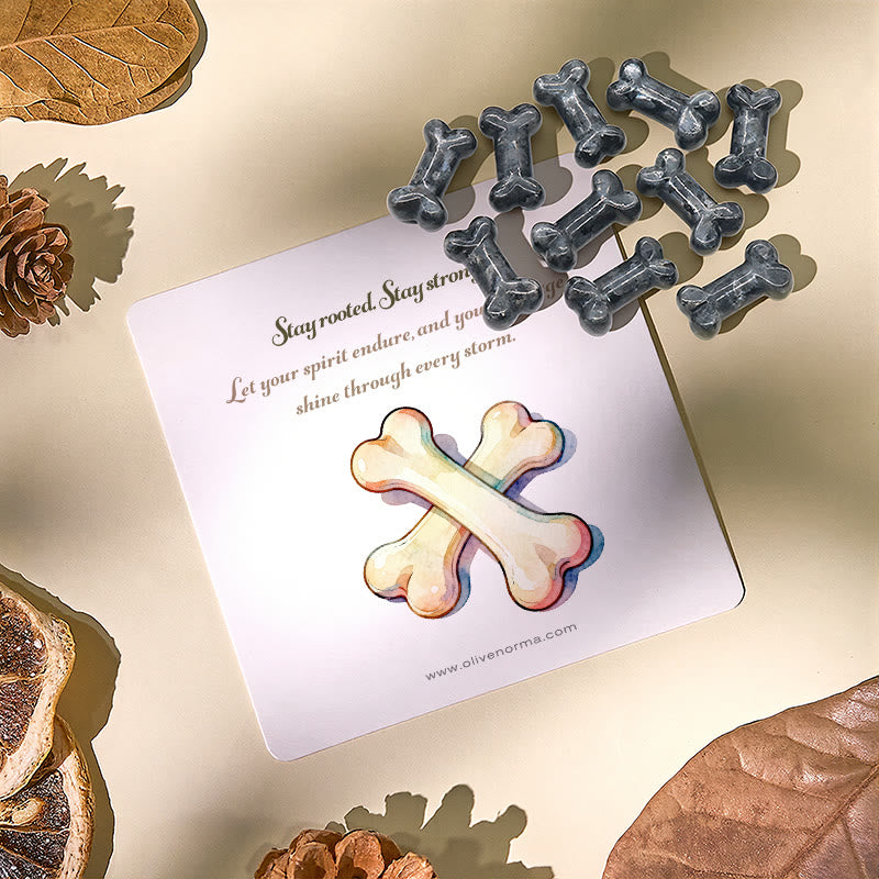 Décoration en pierre précieuse Olivenorma Guardian Spirit Crystal Bone Totem - image 0