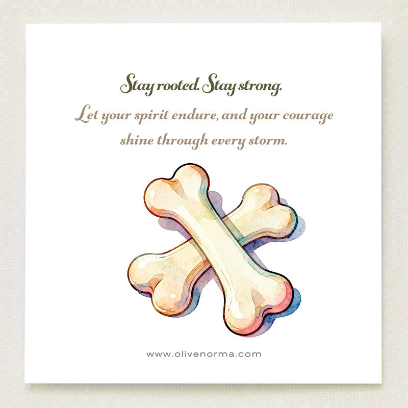 Décoration en pierre précieuse Olivenorma Guardian Spirit Crystal Bone Totem - image 1