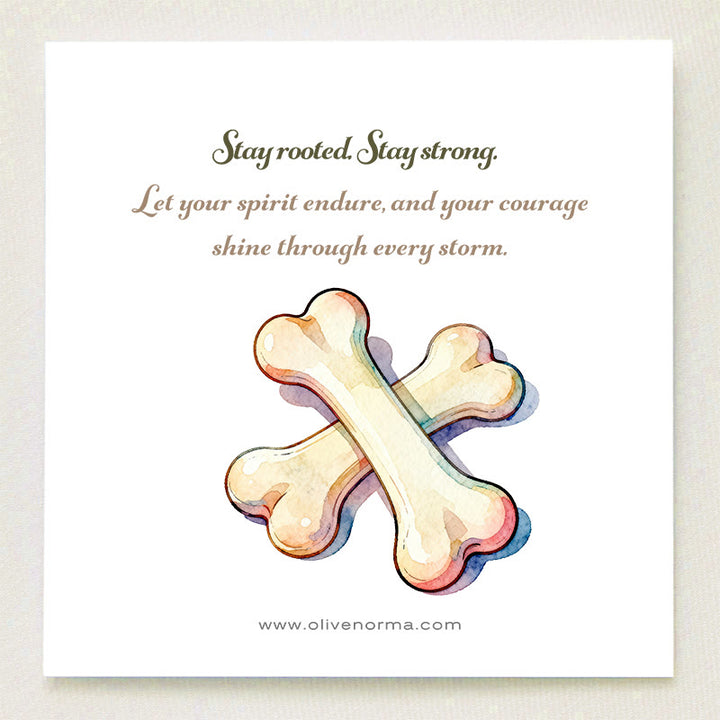 Décoration en pierre précieuse Olivenorma Guardian Spirit Crystal Bone Totem - image 1