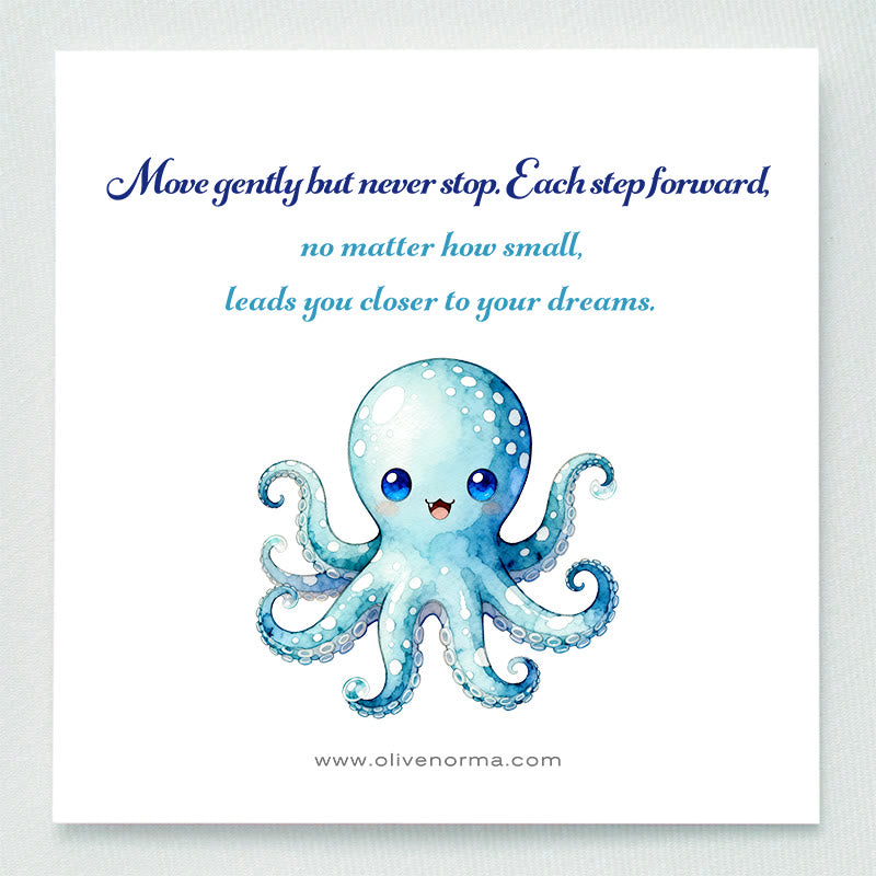 Décoration en pierre précieuse Olivenorma Sagesse des Profondeurs Marines, pieuvre en cristal - image 1