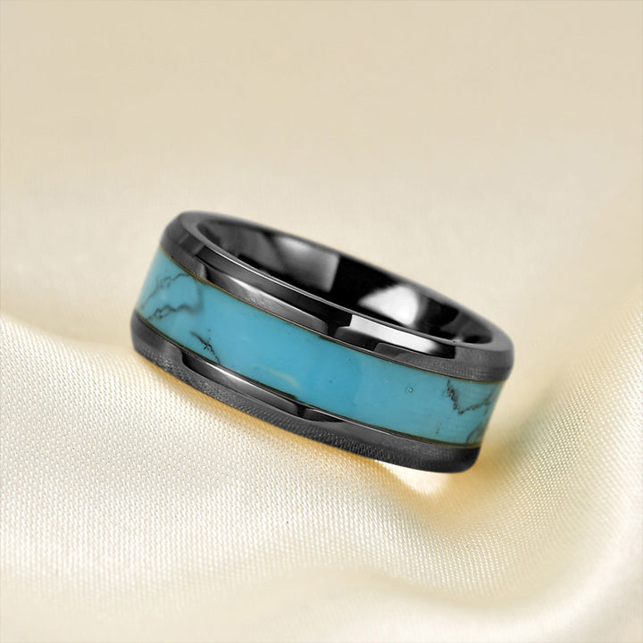 Bague de protection et de transformation en turquoise Olivenorma