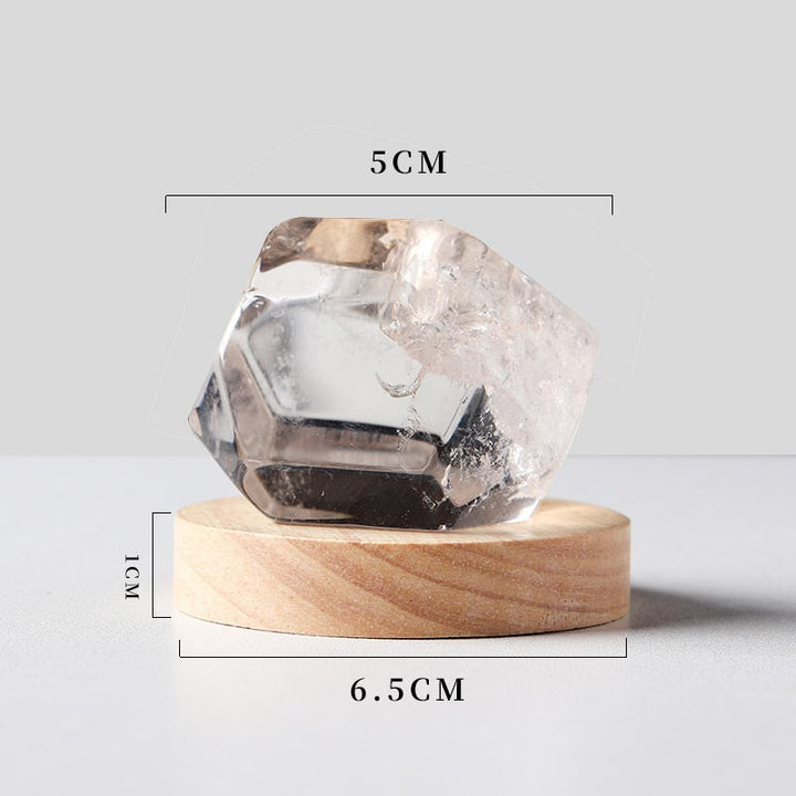 Lampe USB en cristal naturel Olivenorma