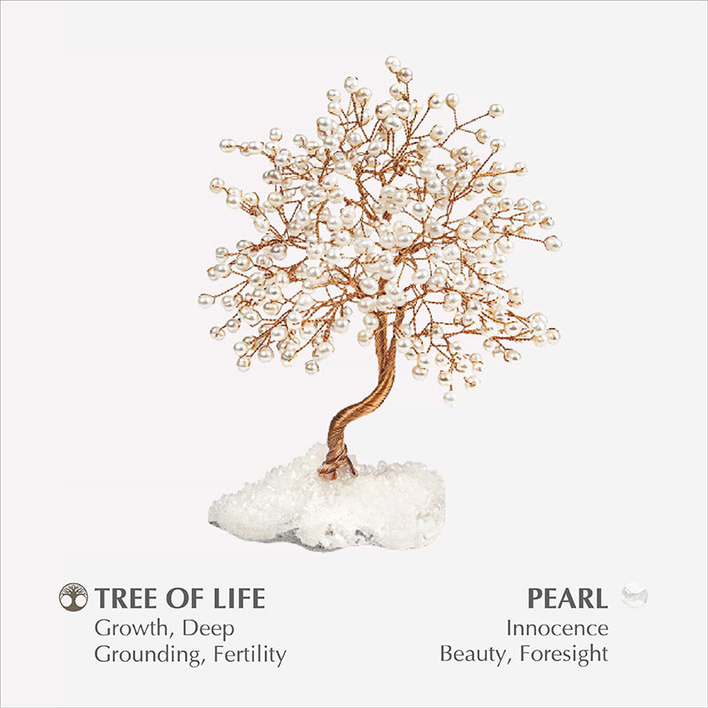 Olivenorma Pure Break - Arbre Feng Shui en pierre de nacre