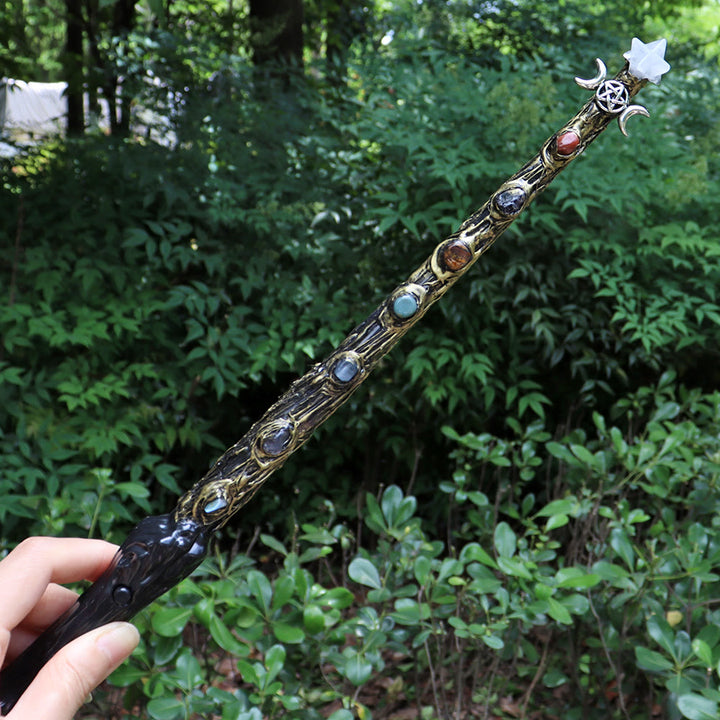 Baguettes en cristal Merkaba Chakra naturel Olivenorma