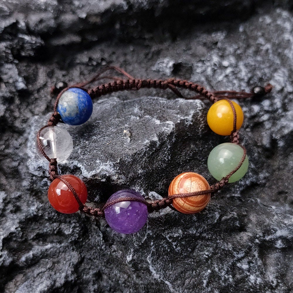 Ensemble de 17 cristaux de pierres de chakra Olivenorma