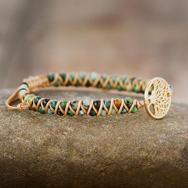 Bracelet Arbre de Vie Turquoise