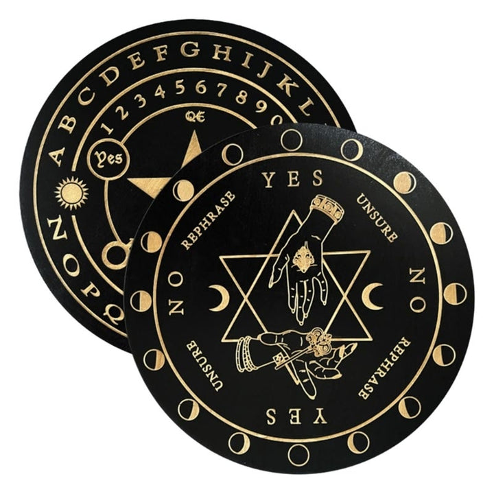 Jeu de tarot avec pendule divinatoire en bois Olivenorma