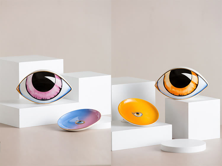 Décoration en céramique Olivenorma Big Evil Eye