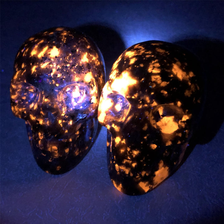 Décoration de crâne en cristal Yooperlite Olivenorma