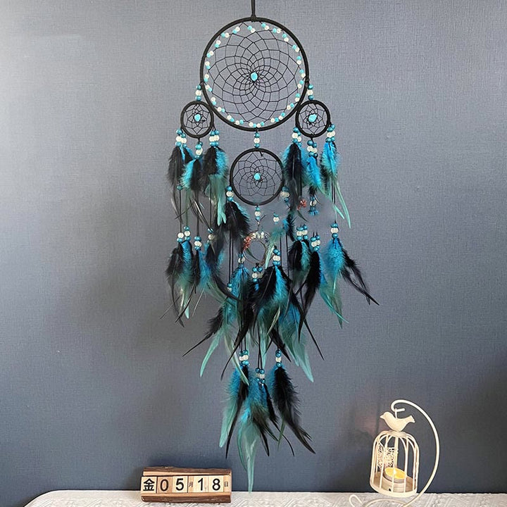 Attrape-rêves arbre de vie turquoise chakra Olivenorma