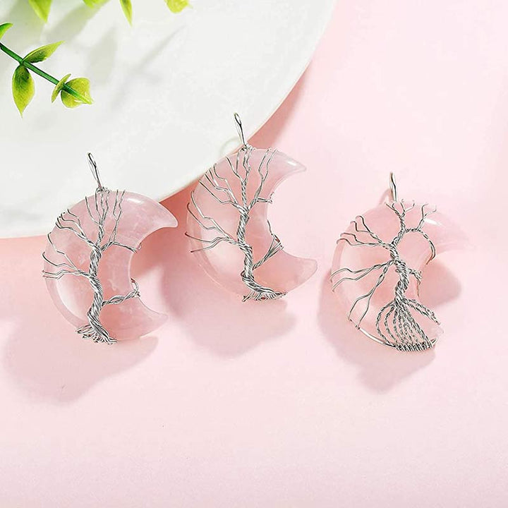 Collier de lune en cristal naturel Olivenorma