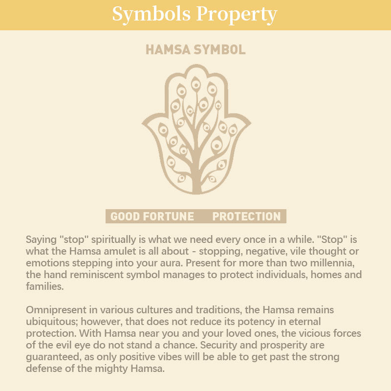 Collier de transformation en obsidienne avec Hamsa