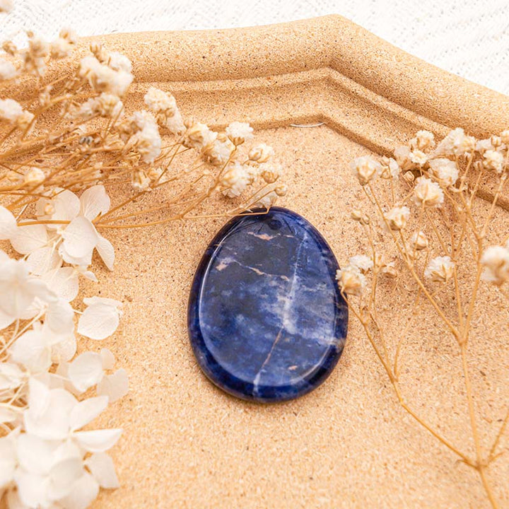 Sodalite Olivenorma Pierre apaisante pour le pouce