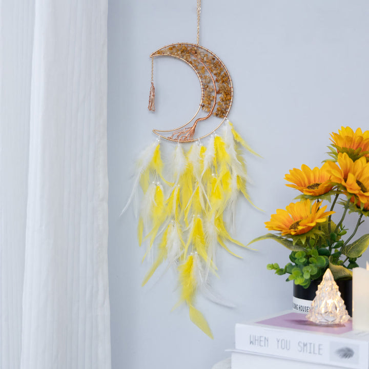 Arbre de vie tissé en gravier naturel Olivenorma Attrape-rêves lunaire