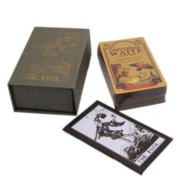 Cartes de tarot divinatoires holographiques de luxe de qualité supérieure Olivenorma