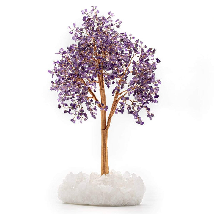 Arbre Feng Shui en pierre d'améthyste Olivenorma Awaken Intuition