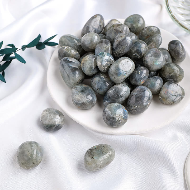 Pierre naturelle polie labradorite Olivenorma