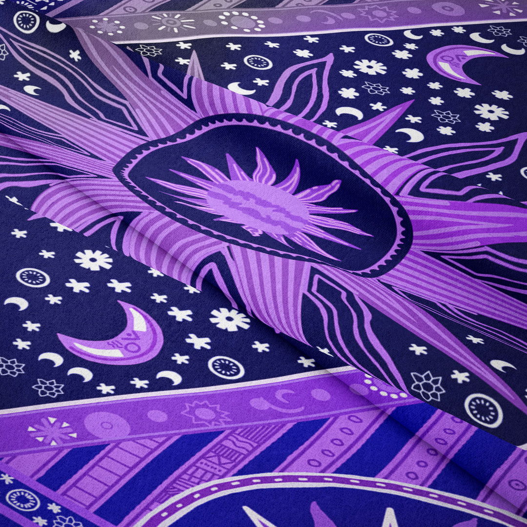 Tapisserie bohème Olivenorma Sun Rays Moon