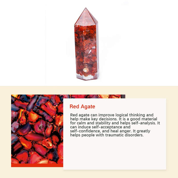 Décoration de protection des chakras en cristal naturel