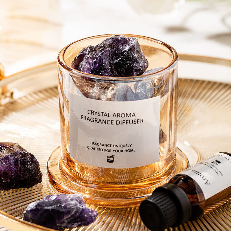 Coffret cadeau diffuseur d'huiles parfumées Olivenorma Crystal Aromatherapy