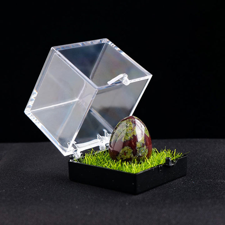 Œuf en cristal naturel brut ornemental Olivenorma