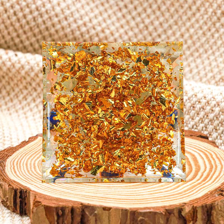 Pilier en lapis-lazuli Olivenorma Hamsa Energy Orgone Pyramid