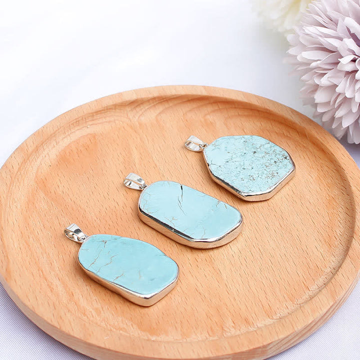 Collier délicat en turquoise irrégulière Olivenorma