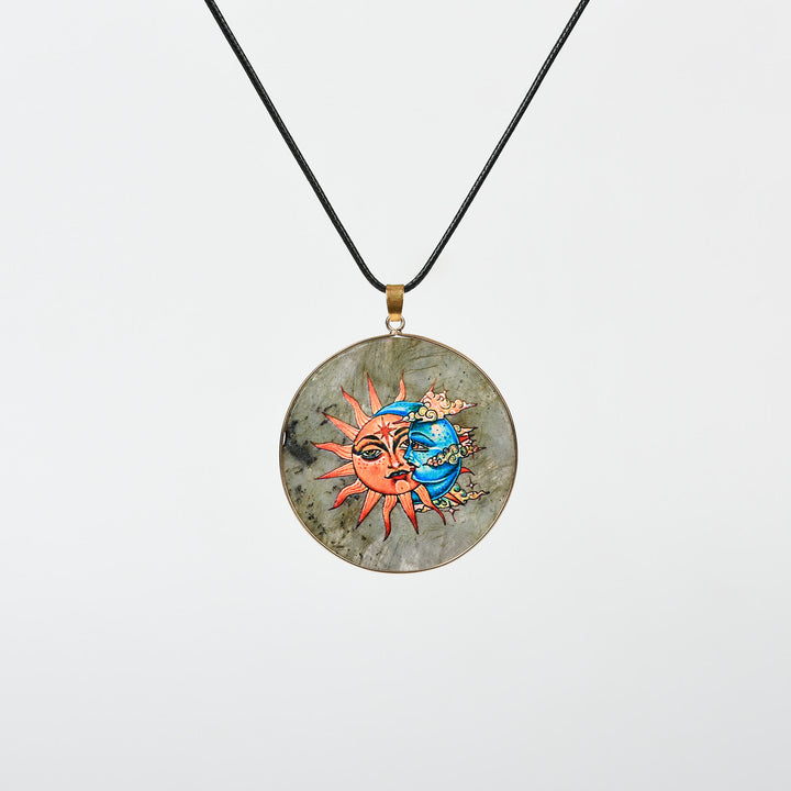 Collier Arbre de Vie en Cristal Hamsa Chakra Olivenorma