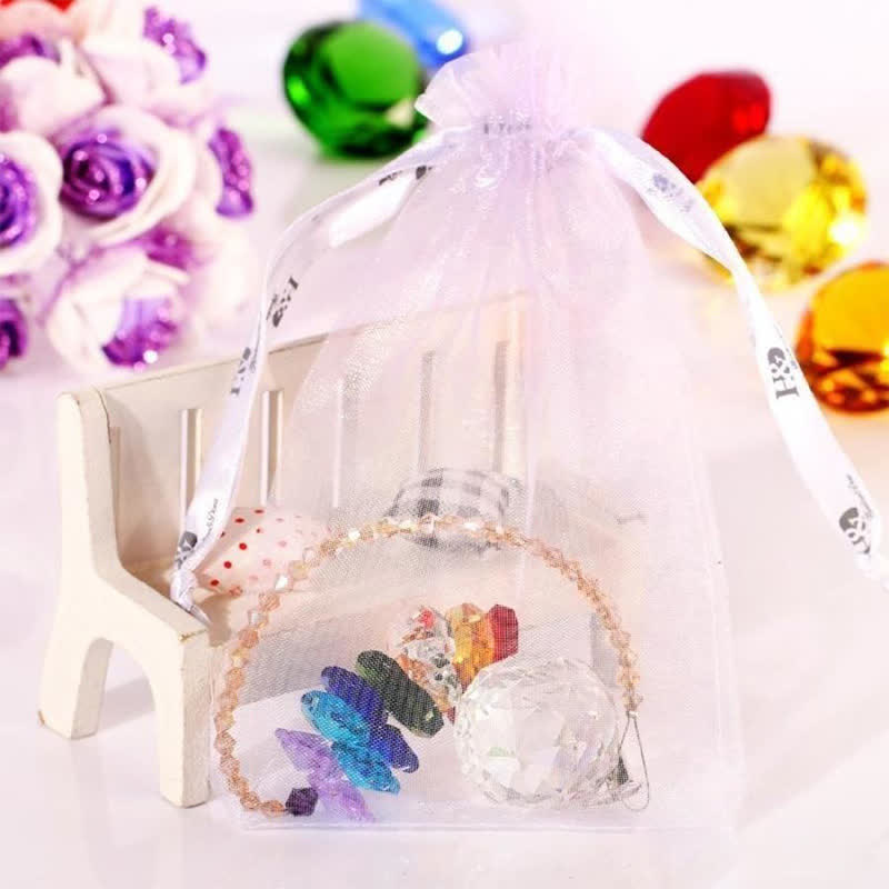 Attrape-soleil en cristal, ornement en pierre précieuse de planète météore