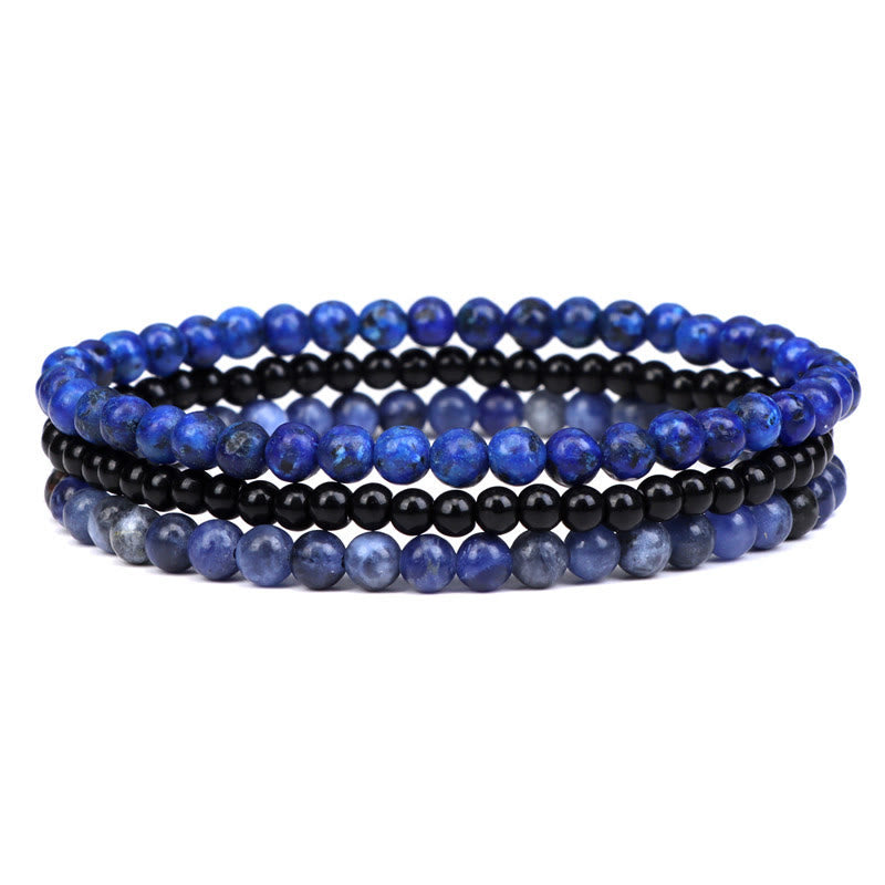Bracelet Lapis Lazuli Olivenorma Protection Contre les Énergies Négatives