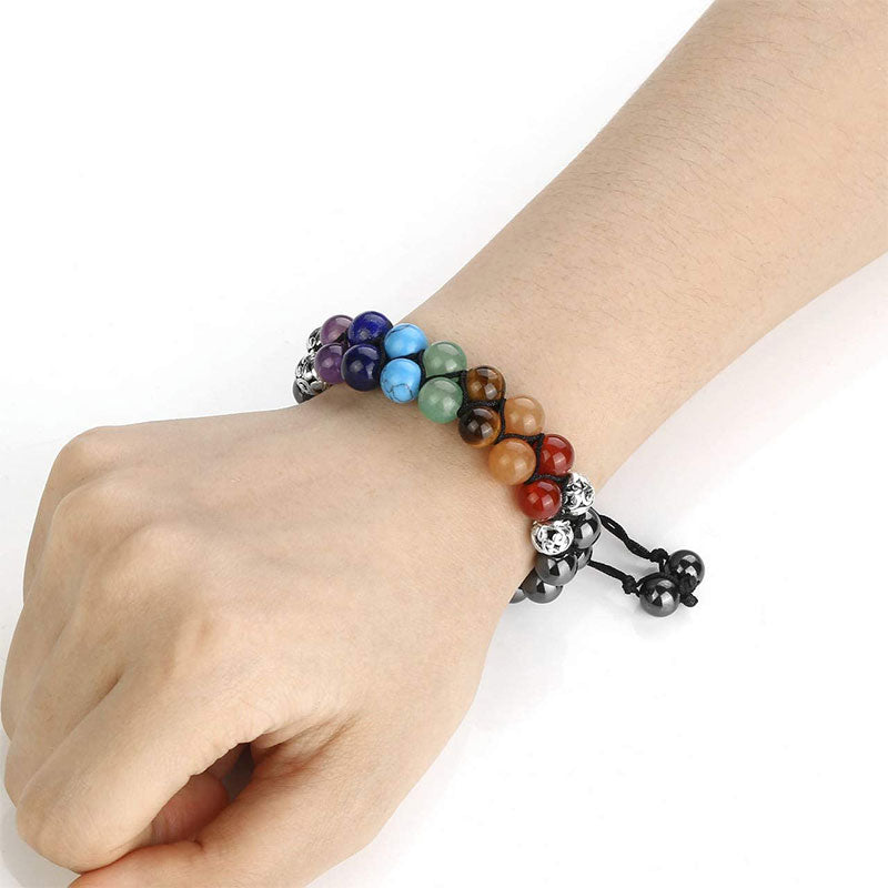 Bracelet de guérison des chakras orgonite Olivenorma